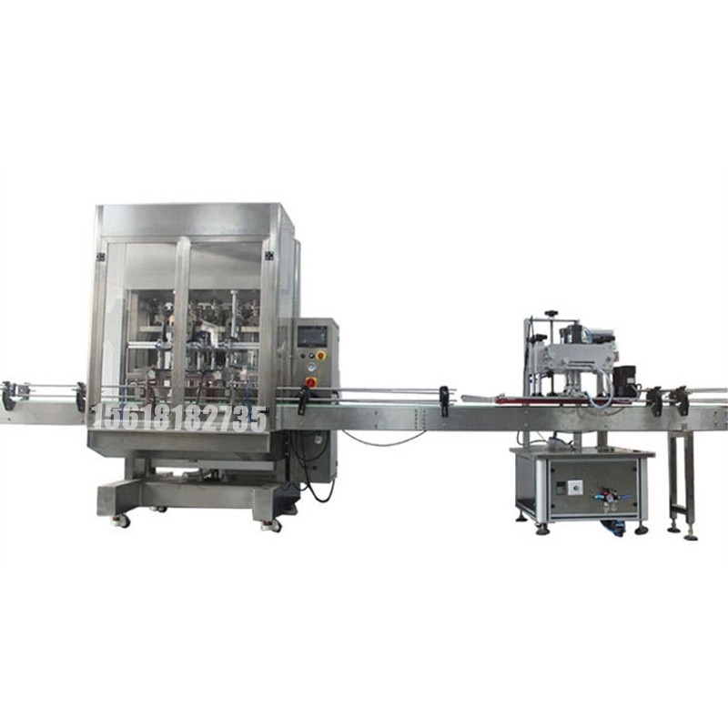 6頭膏體伺服灌裝旋蓋機